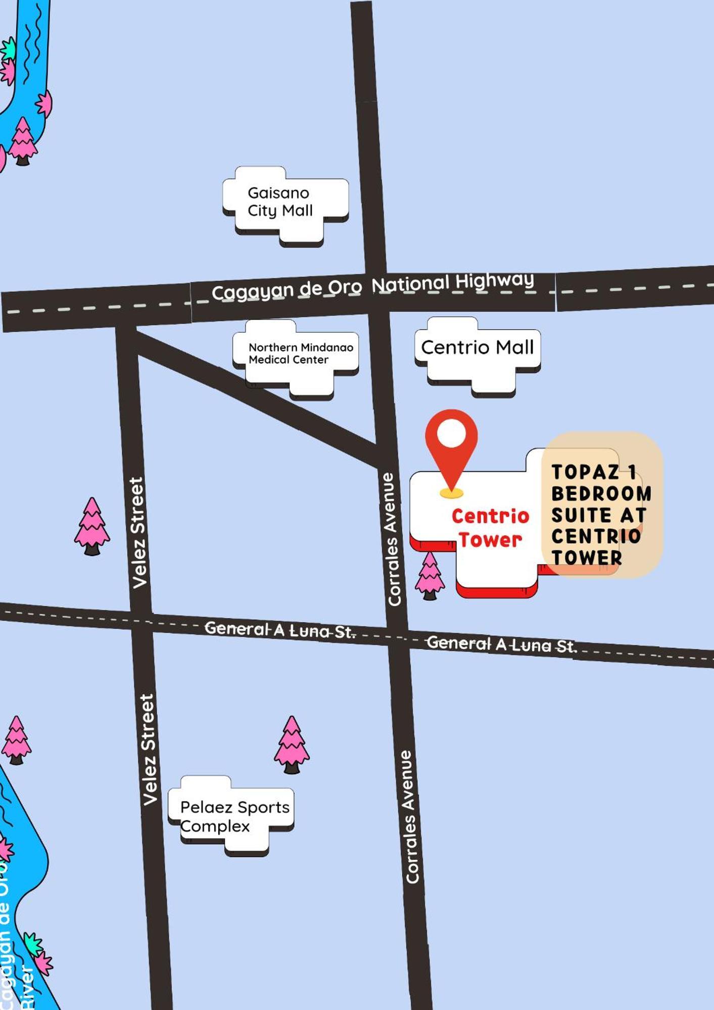 Topaz 1 Bedroom Suite Orochi Staycation Ph At Centrio Towers كاجايان دي أورو المظهر الخارجي الصورة